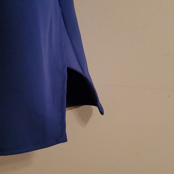 Beautiful Navy one shoulder dress - Picture 2 of 3